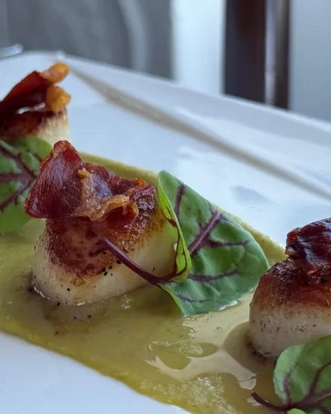 Good: well lit scallops