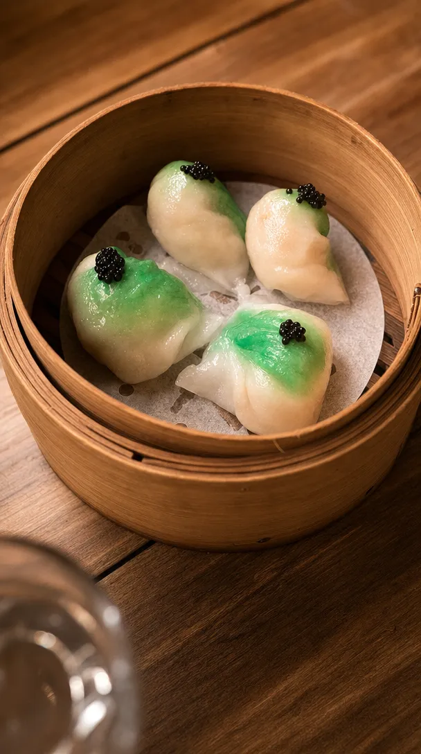 Caviar buns, first steam